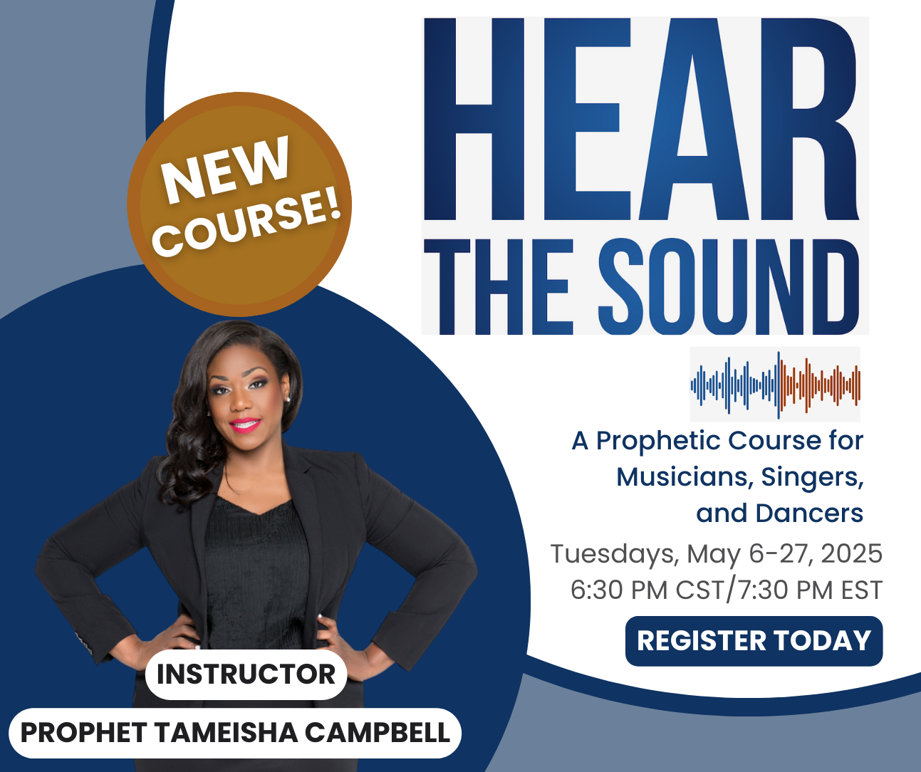 Hear the Sound: A Course on the Prophetic for Musicians, Singers and Dancers | May 2025